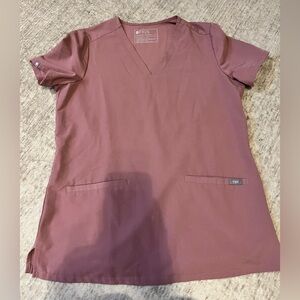 Figs scrub top in Mauve Size S